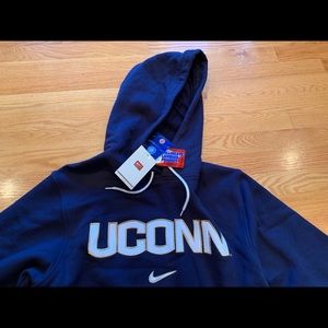 Brand New Nike UCONN Hooded Sweatshirt.